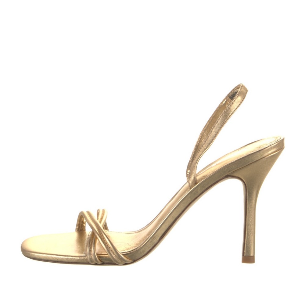 Larroude Gold Slingbacks - Size 10